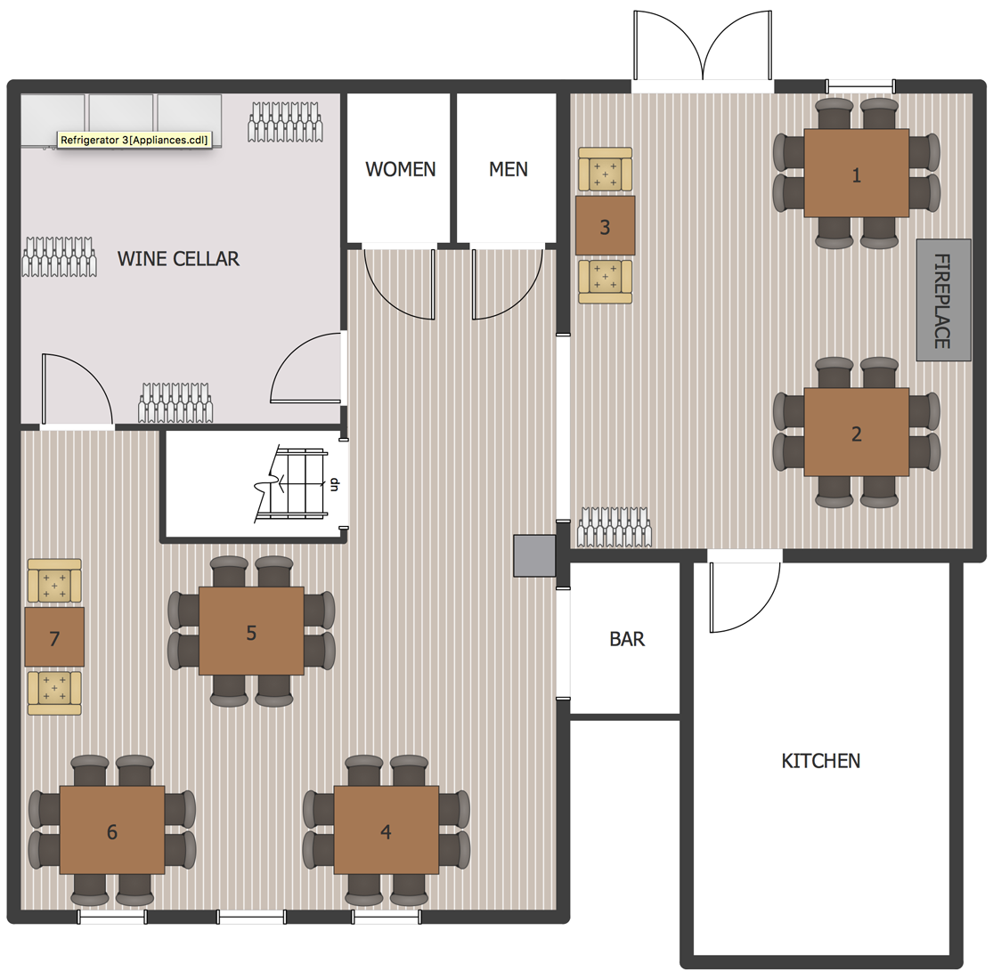 Wine Cellar Floor Plan