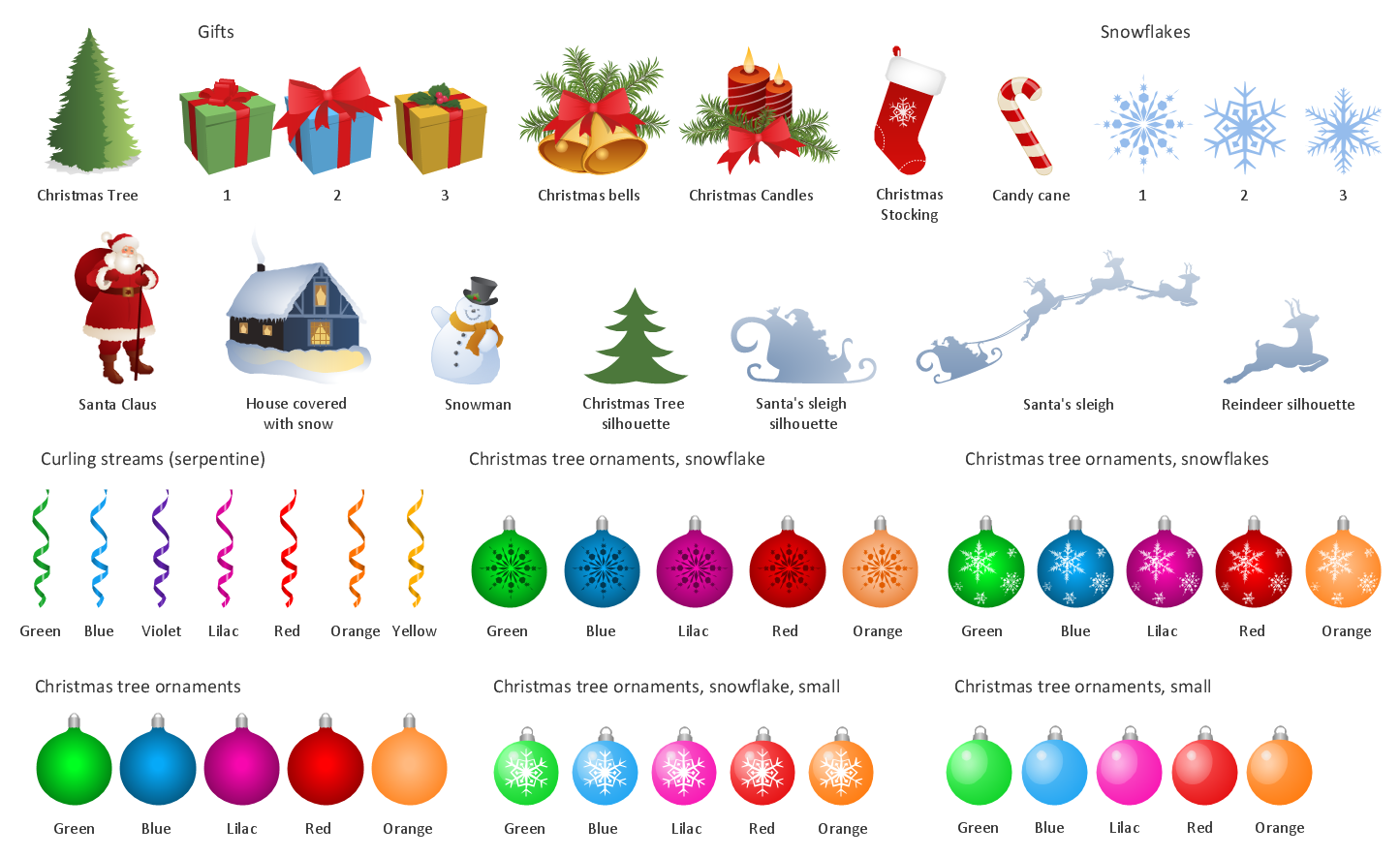 Design Elements — Christmas and New Year