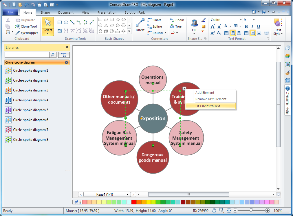 Circle-Spoke Diagrams Solution | ConceptDraw.com