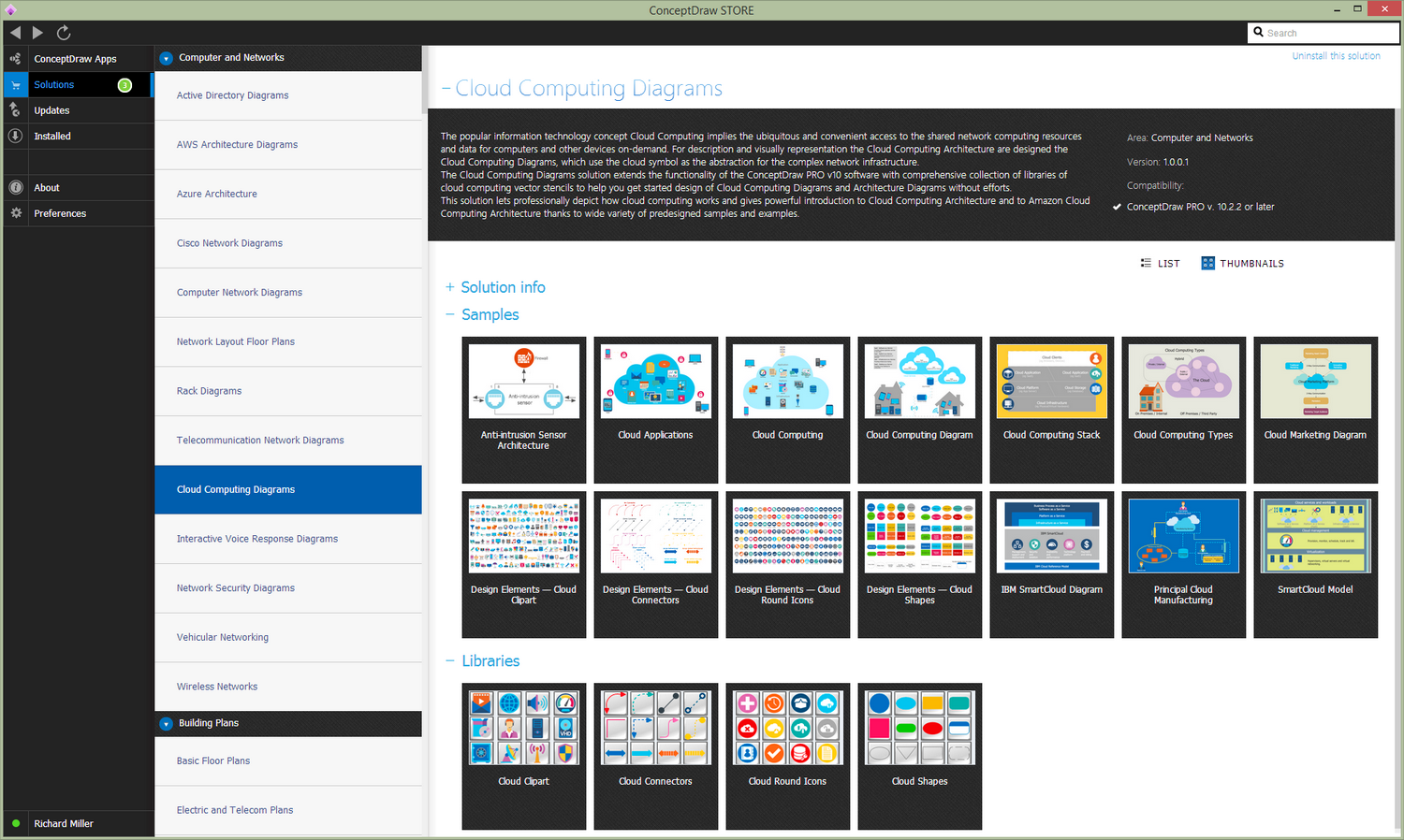 Cloud Computing Diagrams Solution — Start Using