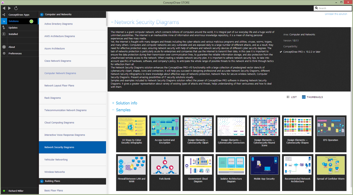 Network Security Diagrams Solution — Start Using