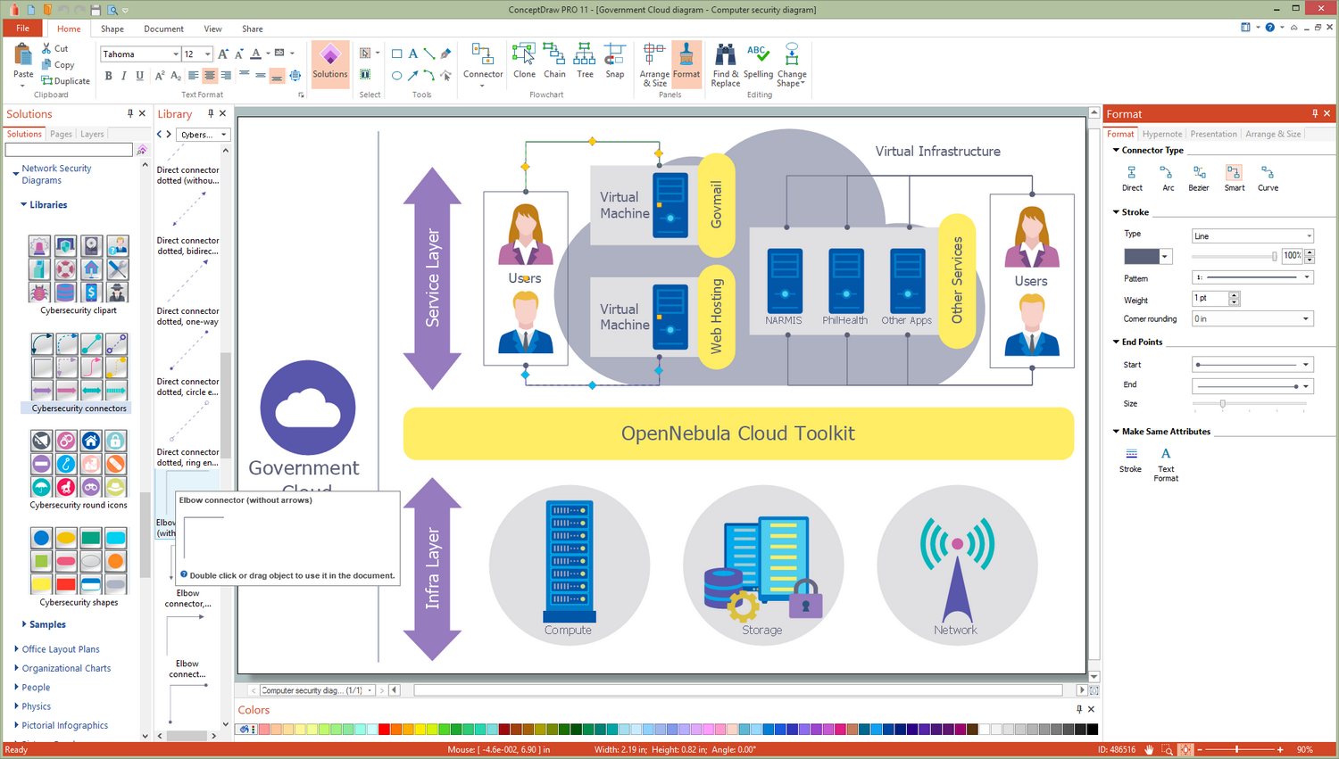 Network Security Diagrams for Microsoft Windows