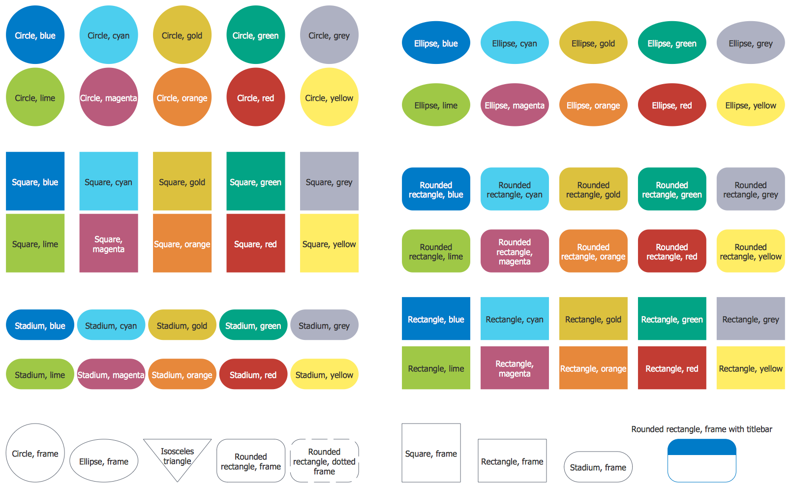 Design Elements — Cybersecurity Shapes