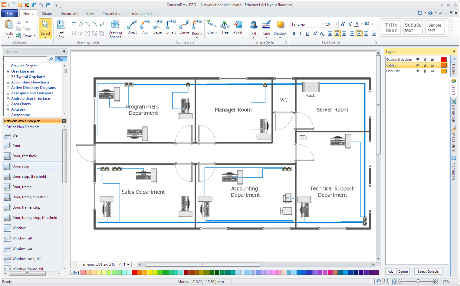 Computer Network Diagrams Solution | ConceptDraw