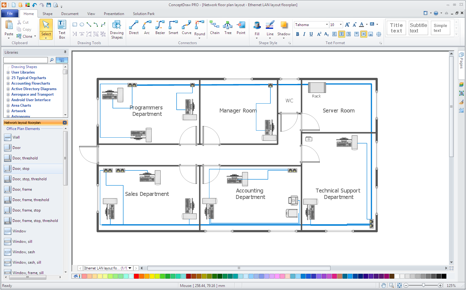 Computer Network Diagrams Solution | ConceptDraw