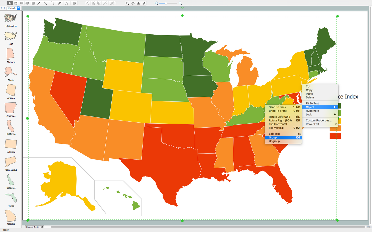 Continent Maps Software for macOS X