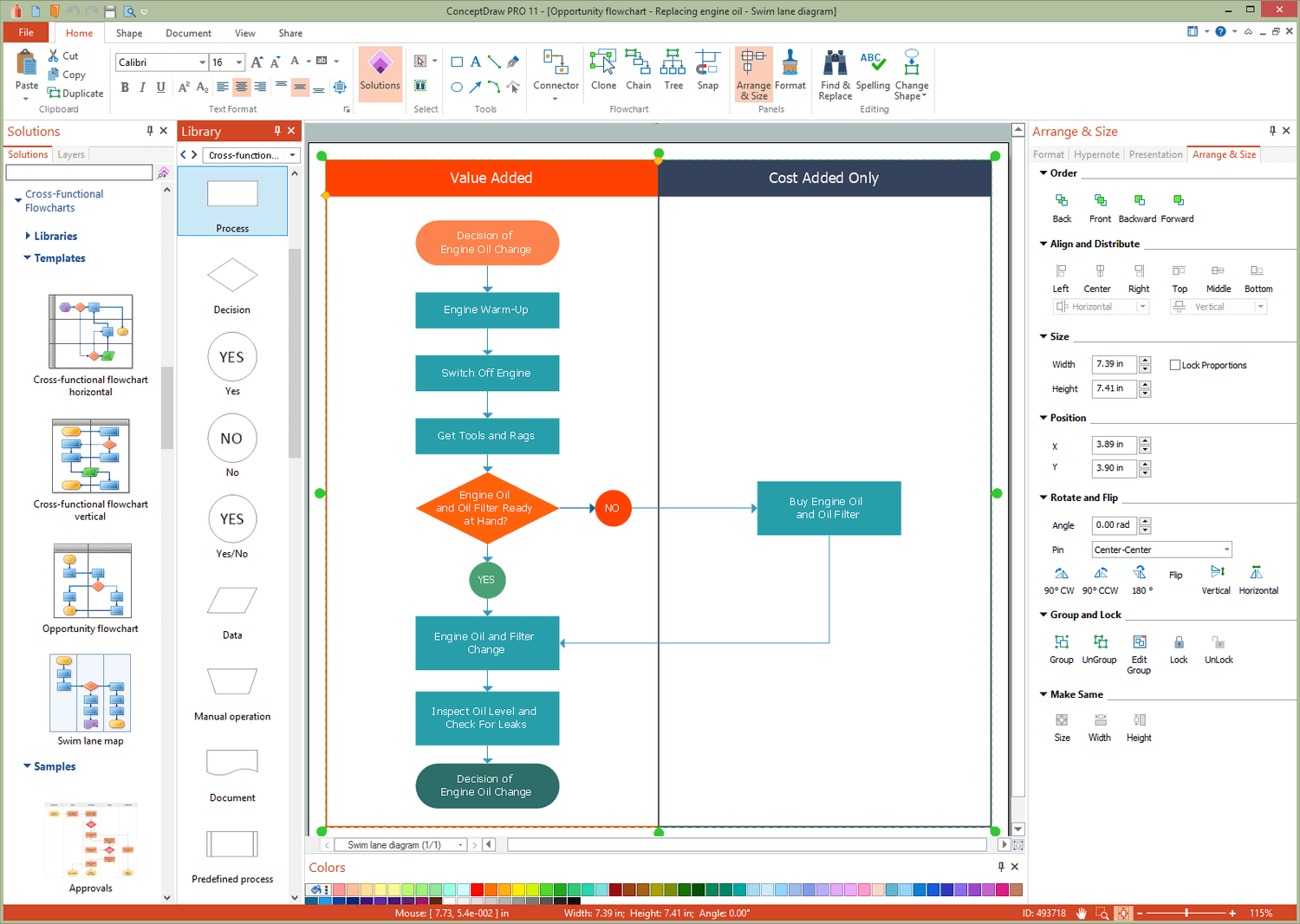 Cross-Functional Flowcharts Solution | ConceptDraw.com