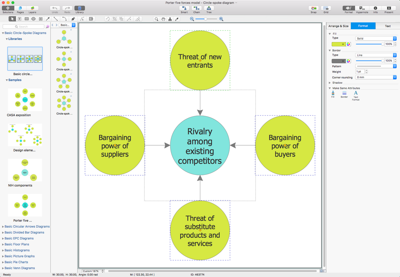 Basic Circle-Spoke Diagrams Solution for macOS