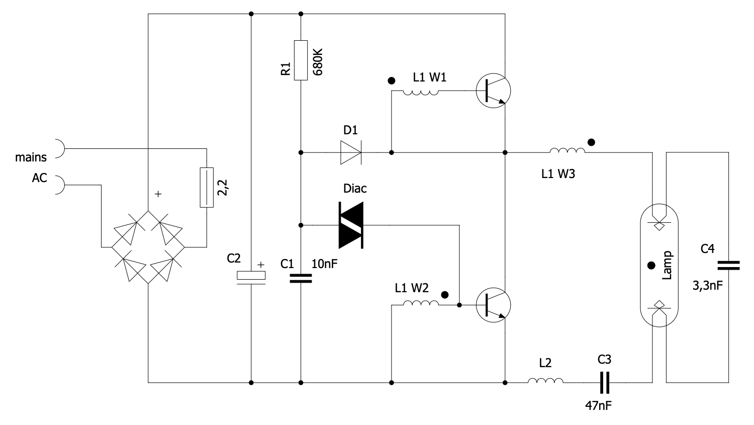 Fluorescent Lamp Inverter