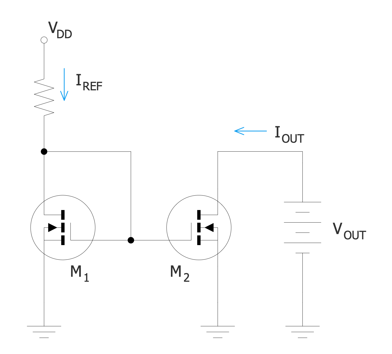 Simple MOSFET Mirror