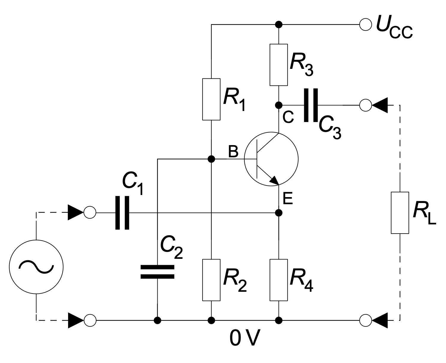 Simple Amplifier Circuit Diagram