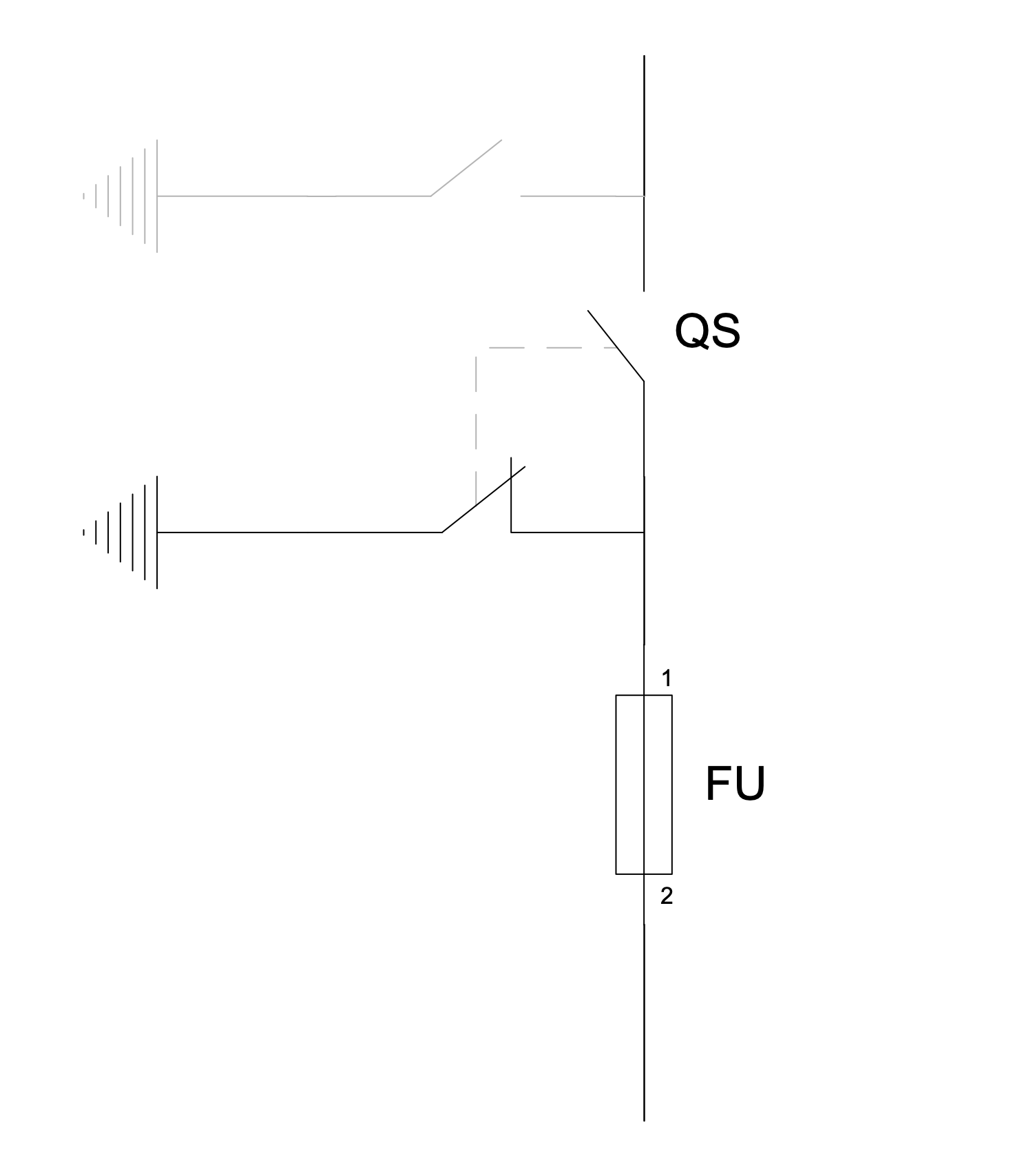 One-Line Diagram — Grounding Knifes