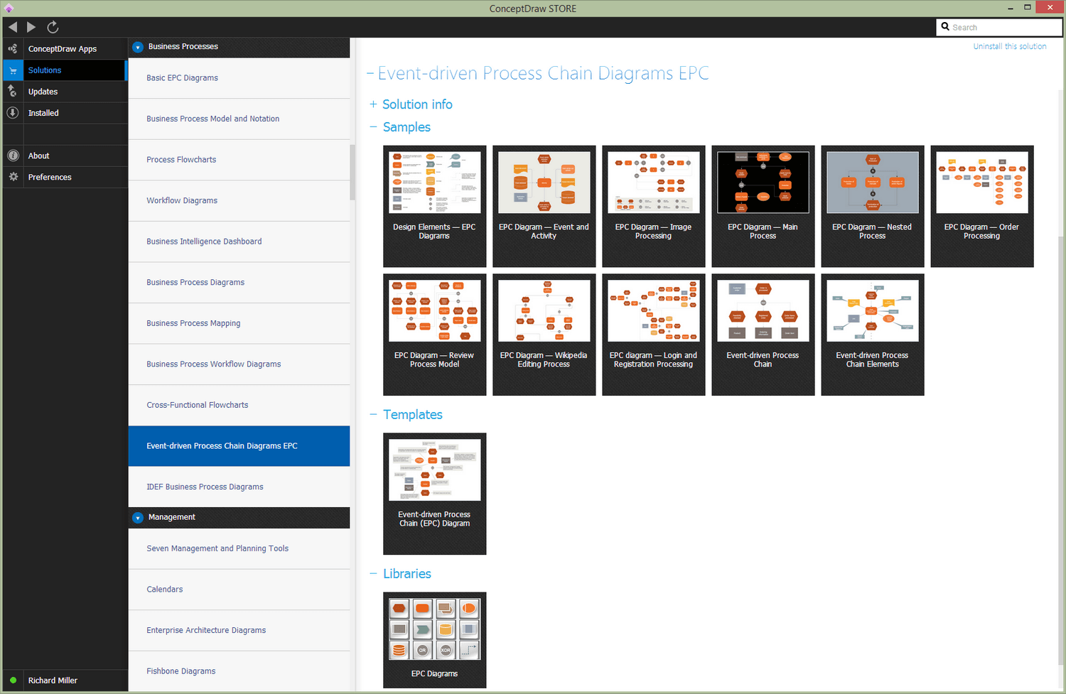 Event-driven Process Chain Diagrams Solution - Start using