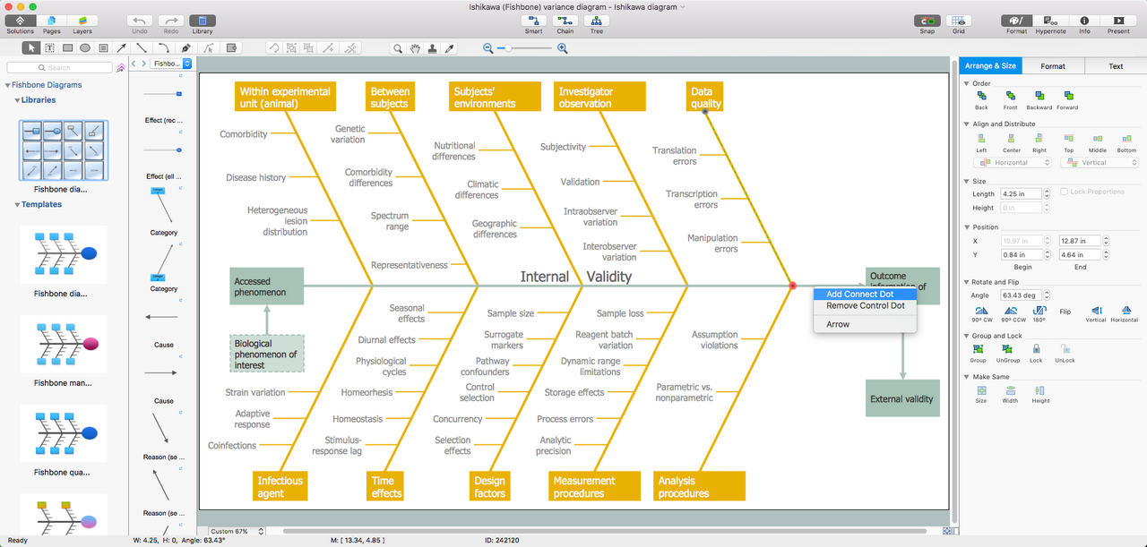 Fishbone Diagrams for macOS