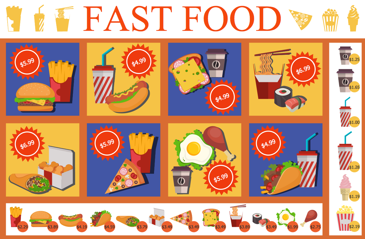 food court clipart
