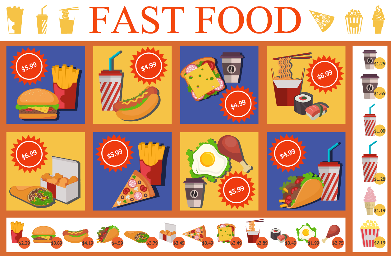 Food Court Solution  ConceptDraw.com