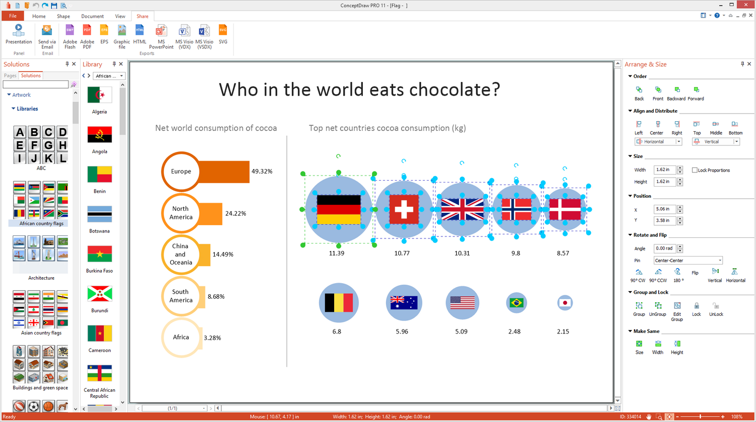 how to make a computer program to move continents