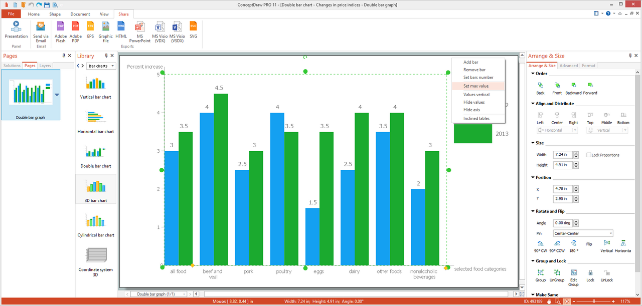 Basic Bar Graphs Solution for Microsoft Windows