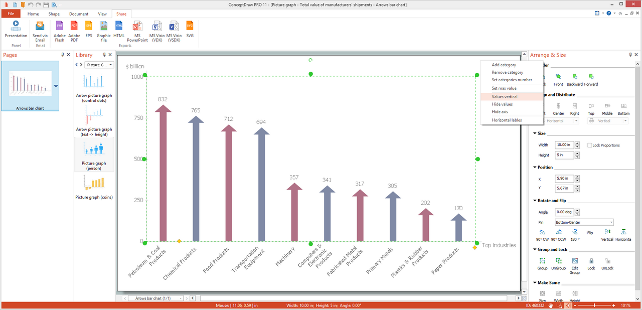 Basic Picture Graphs Solution for Microsoft Windows