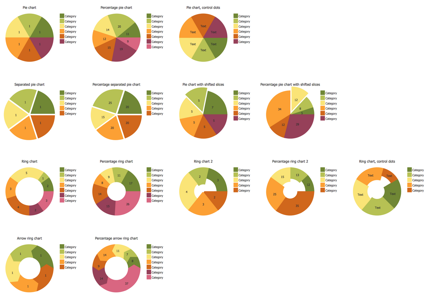 Design Elements — Basic Pie Charts