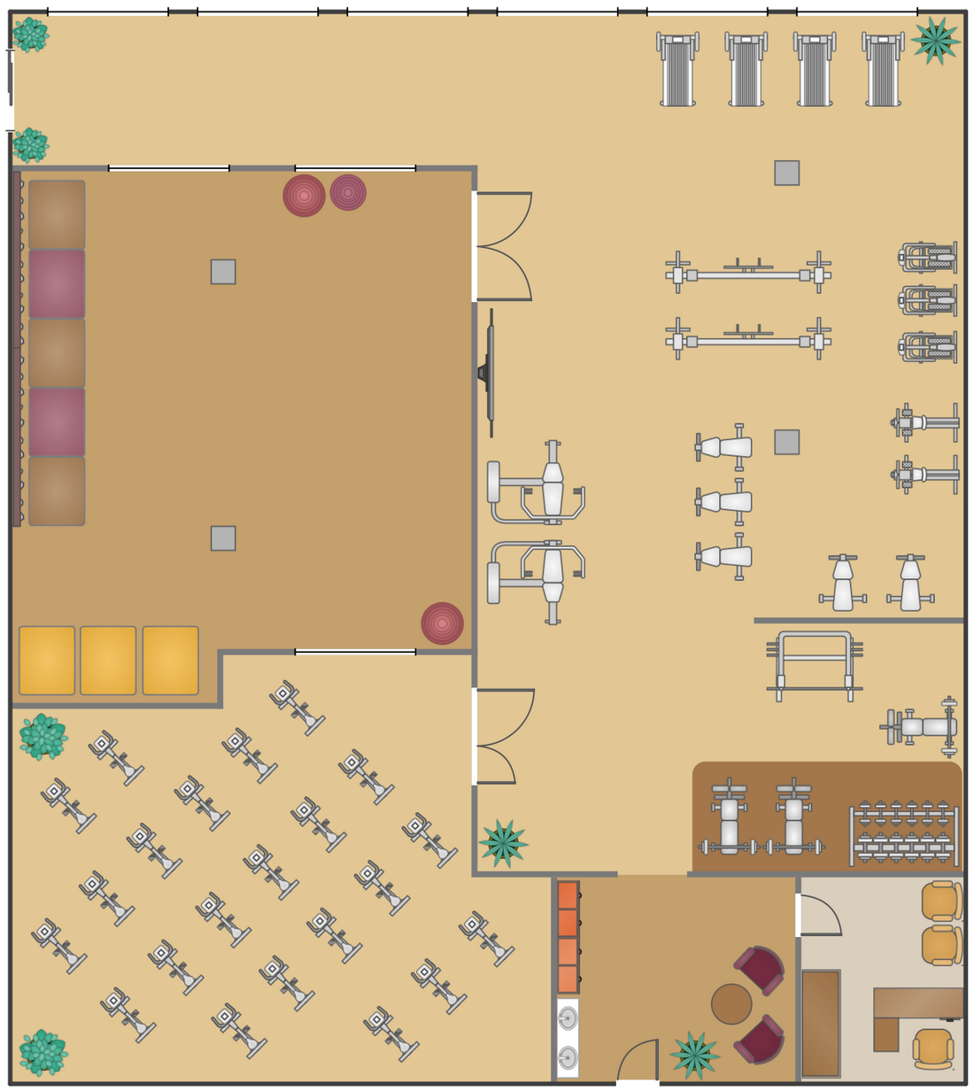 Wonderful Spa Floor Plan 7 Solution