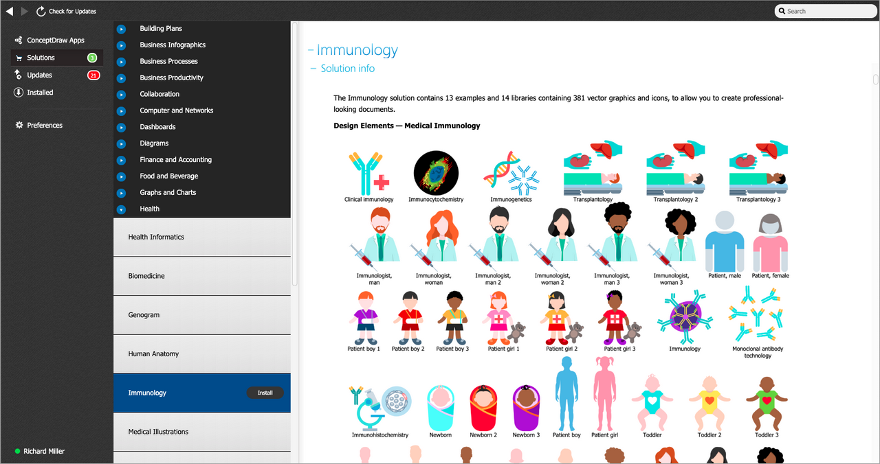 Immunology solution - Install