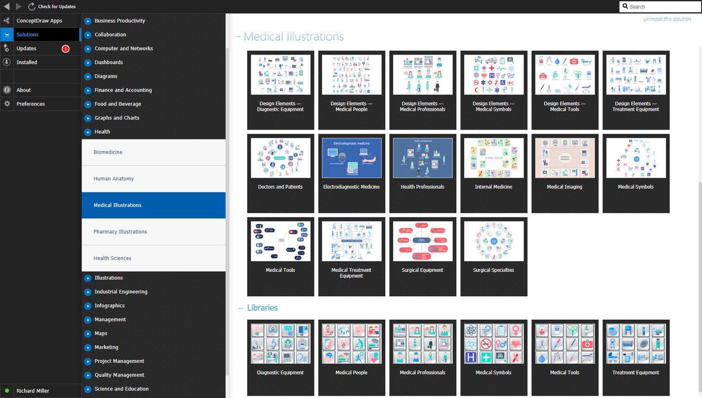 Medical Illustrations solution - Start Using