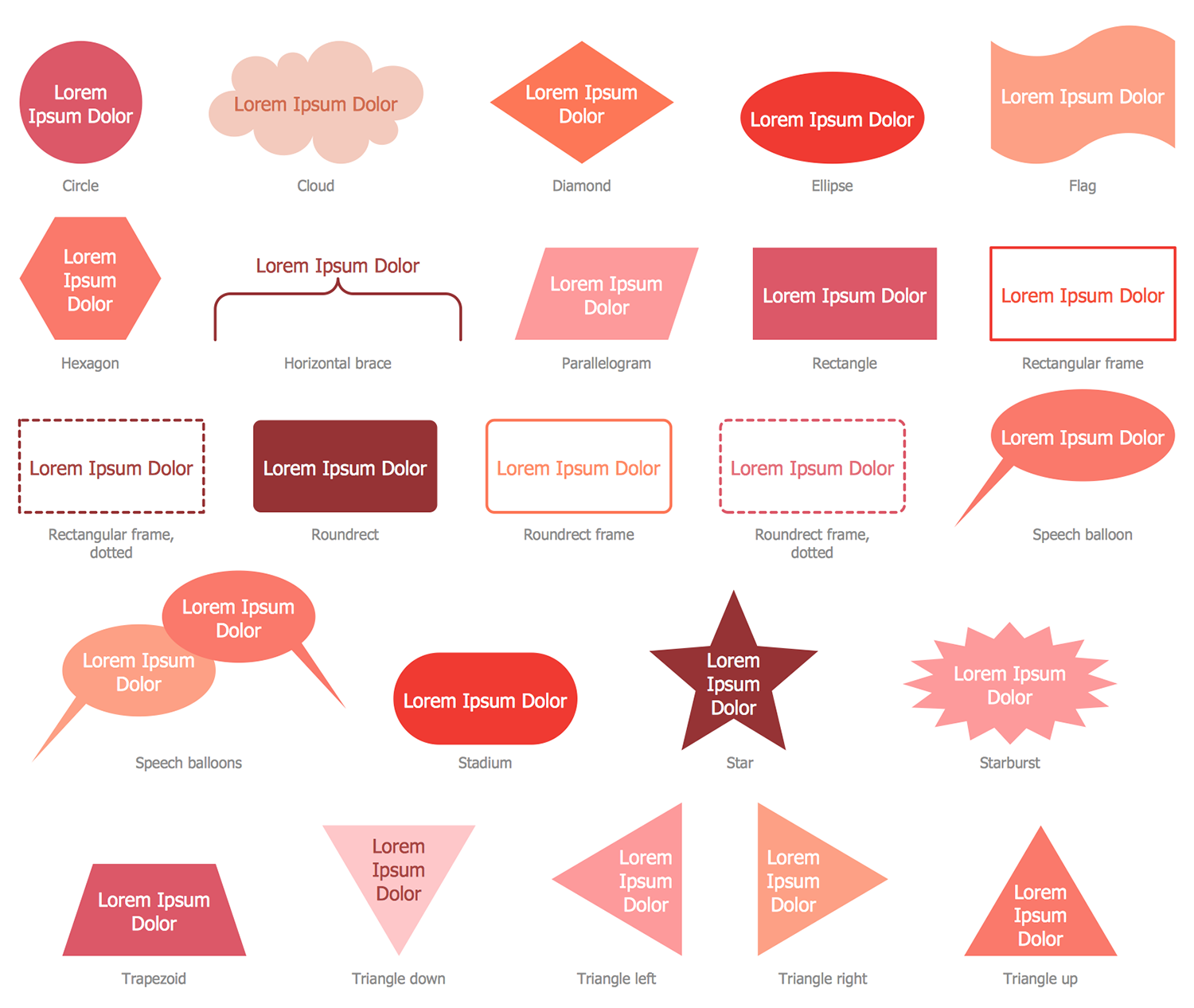 Design Elements — Healthcare Flowcharts