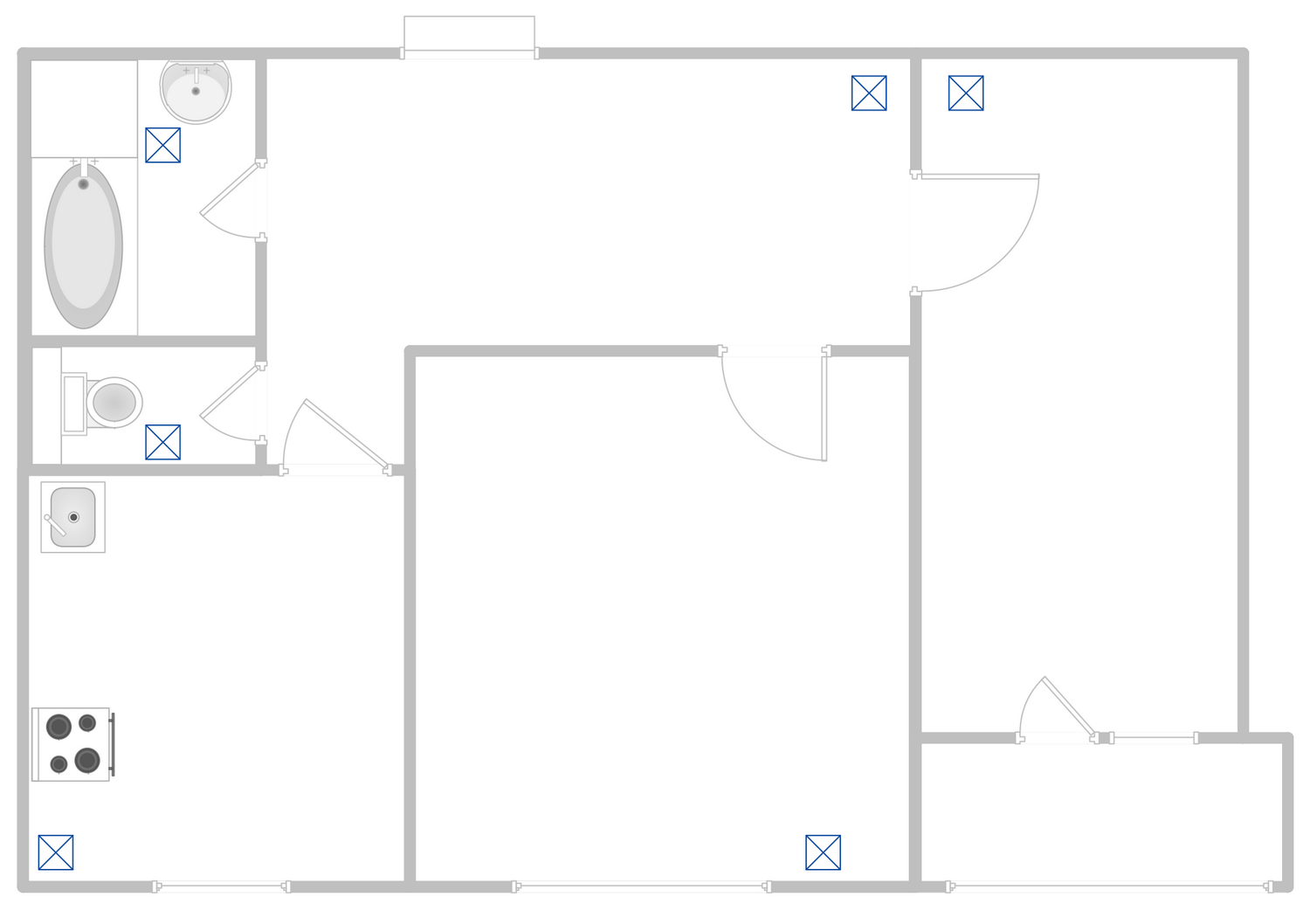 Apartment HVAC Plan