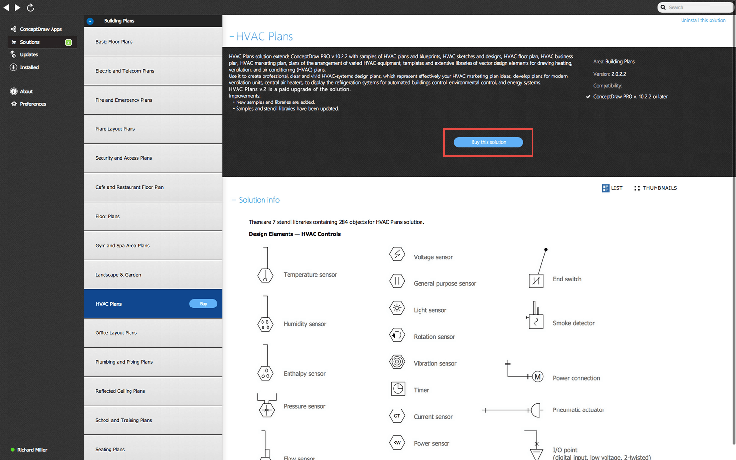 HVAC Plans Solution — Buy