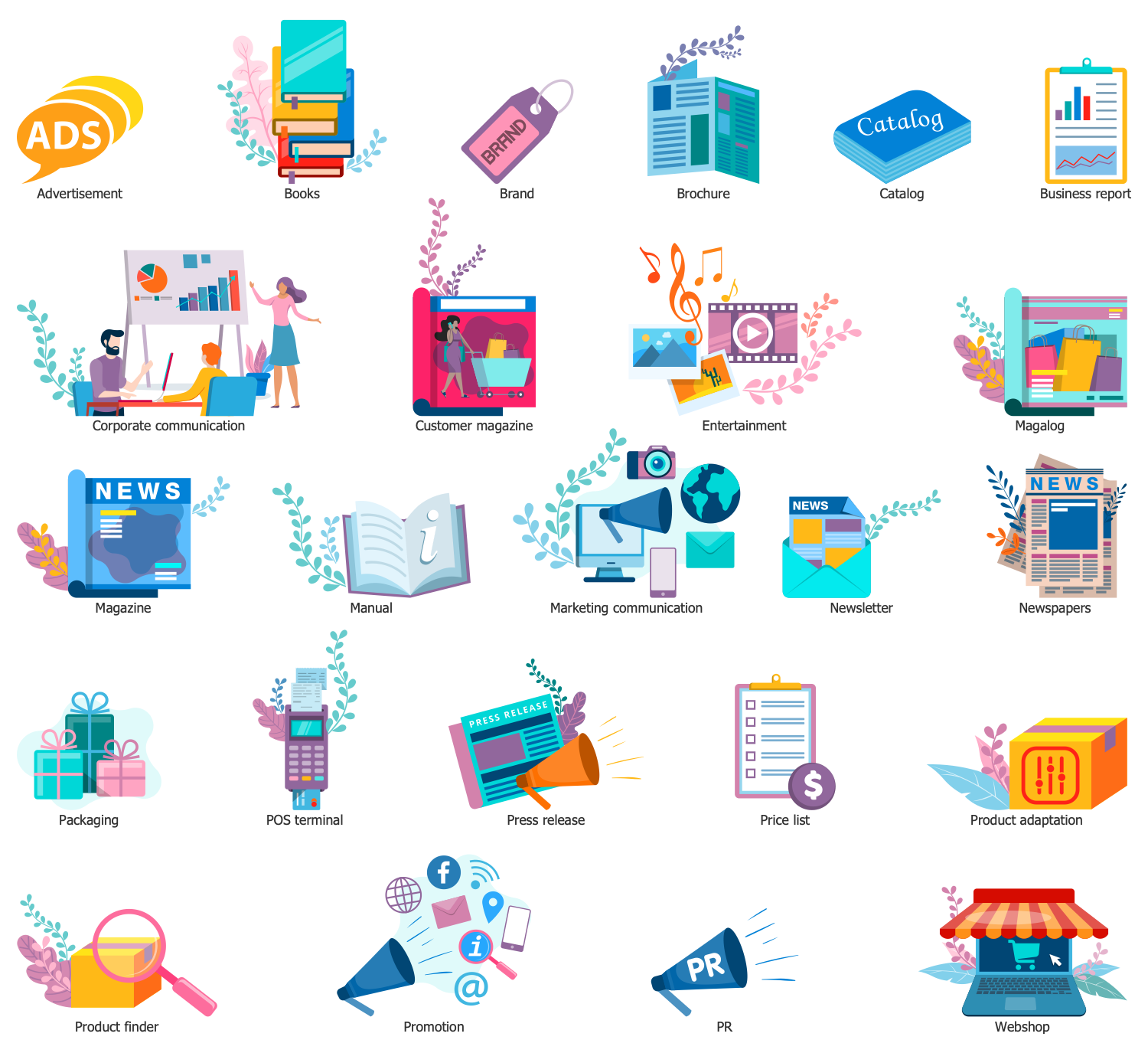 types of mass media