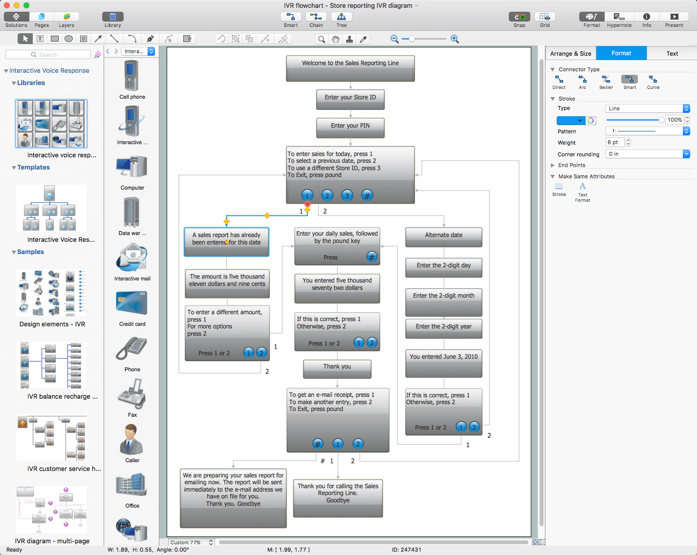 Interactive Voice Response Diagrams Solution | ConceptDraw.com