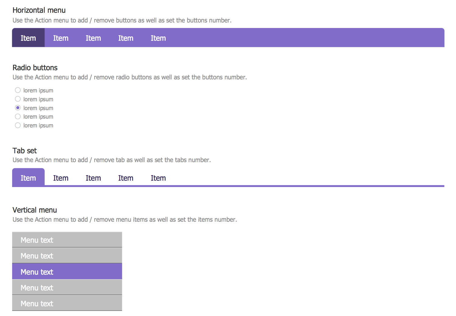 Design Elements — CRM Navigation