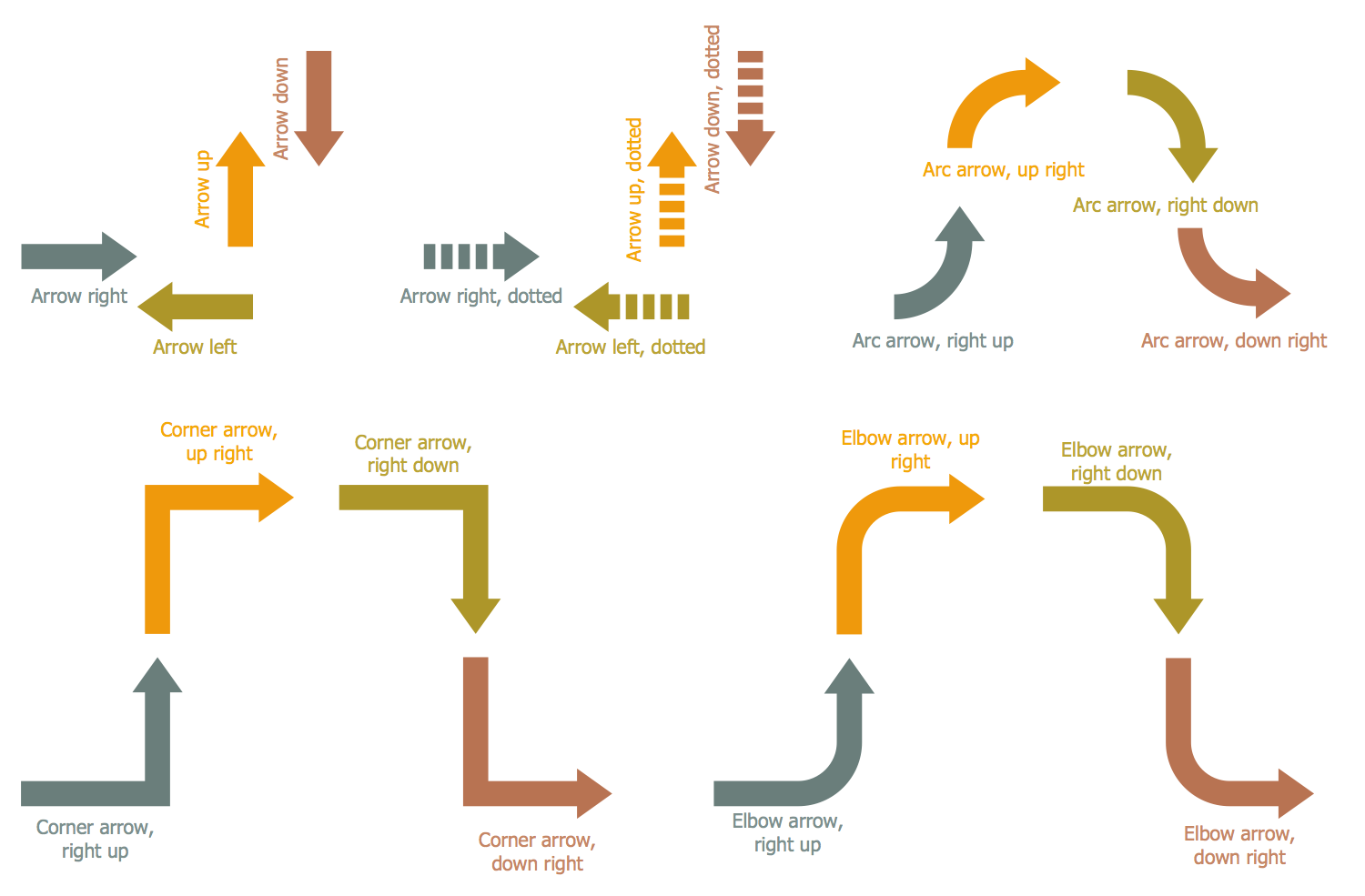 Design Elements — Funnel Arrows