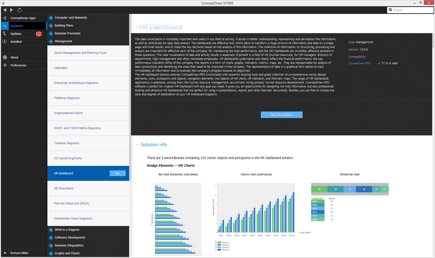 HR Dashboard Solution - Buy