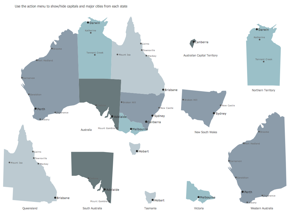 Design Elements — Map Australia