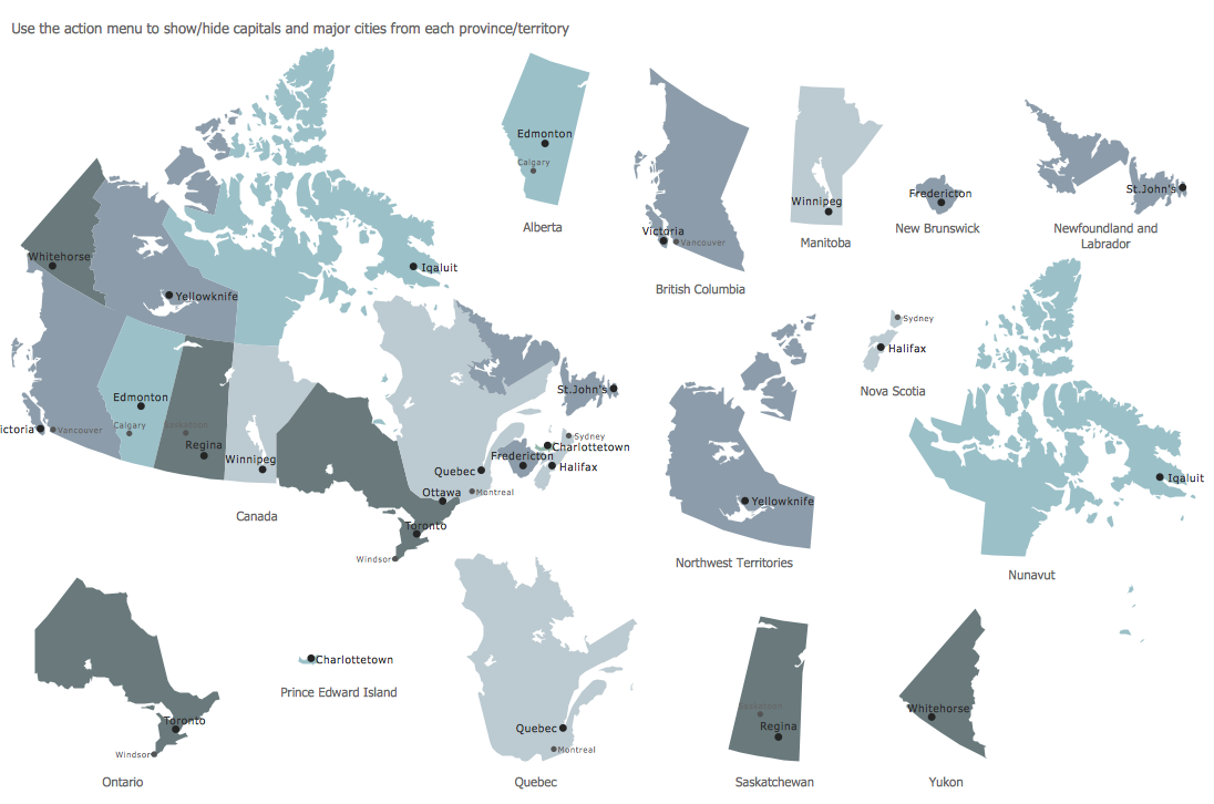 Design Elements — Map Canada