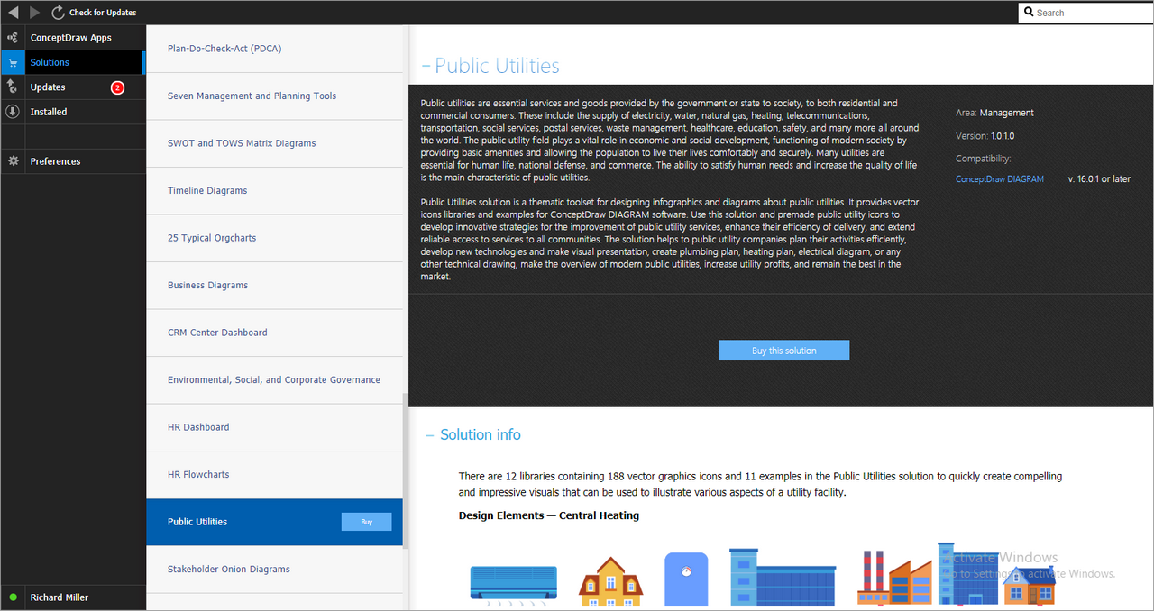 Public Utilities Solution — Buy