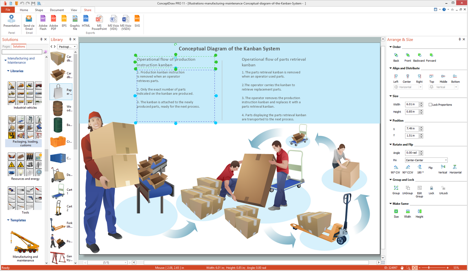 Manufacturing and Maintenance Illustration Solution for Microsoft Windows
