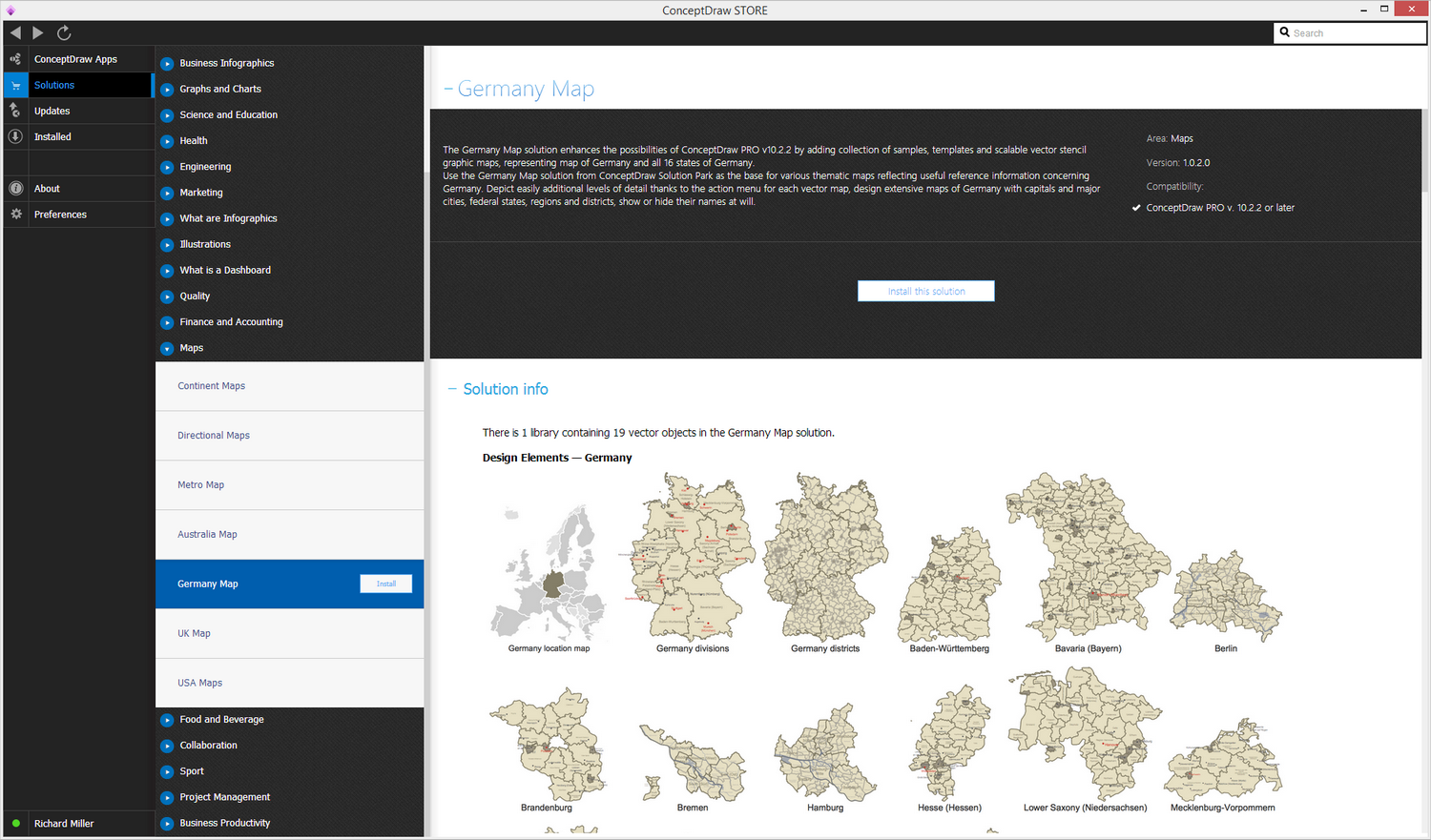 Germany Map Solution - Install