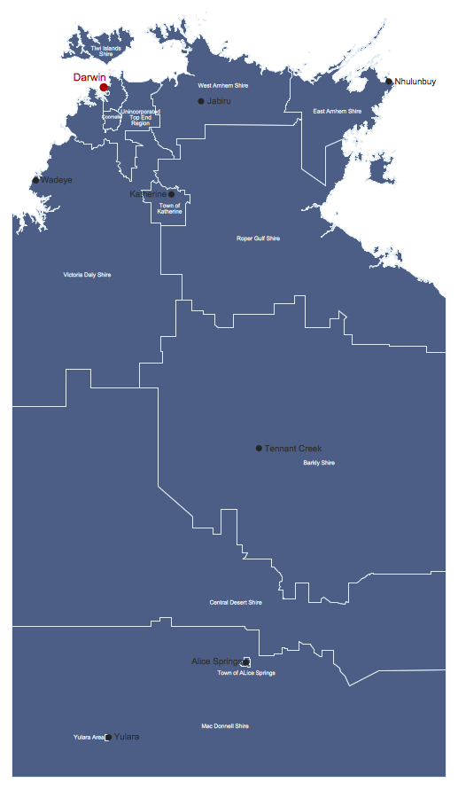 Australia Map Solution | ConceptDraw.com