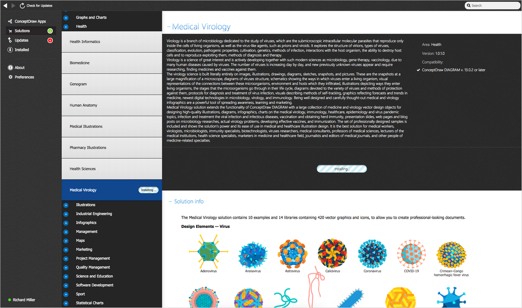 Medical Virologye solution - Install