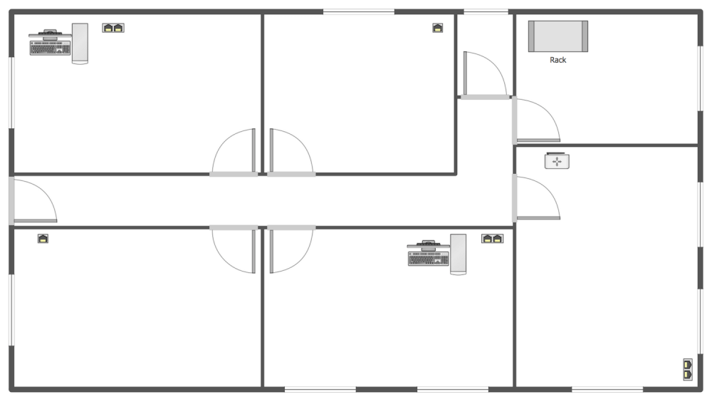 Network Layout Floor Plans Solution | ConceptDraw.com