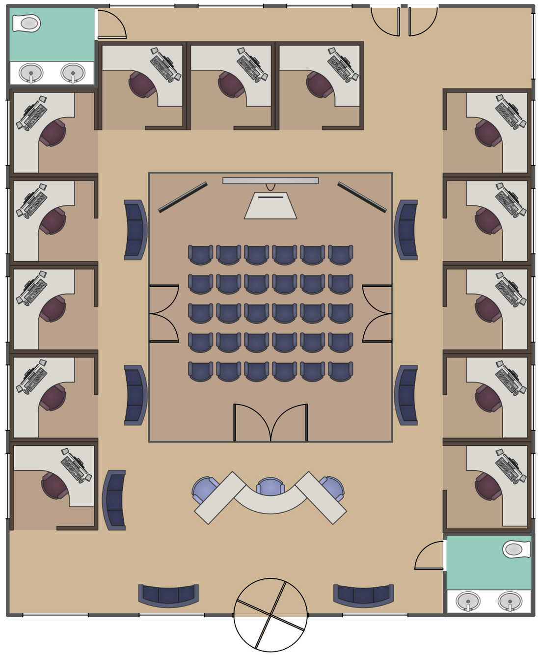 Ground Office Floor Plan