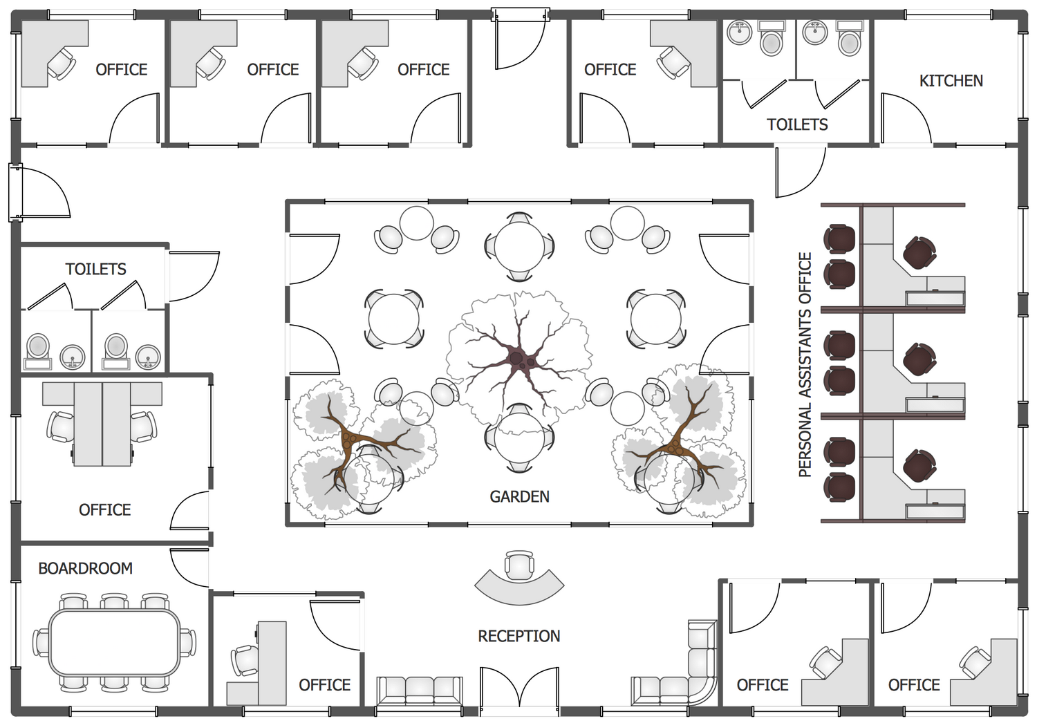 small office plans layouts