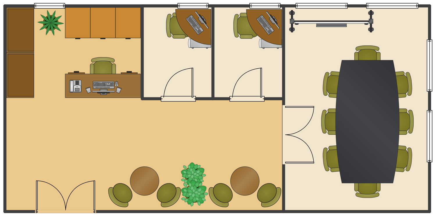 Office Layout Plans Solution ConceptDraw.com