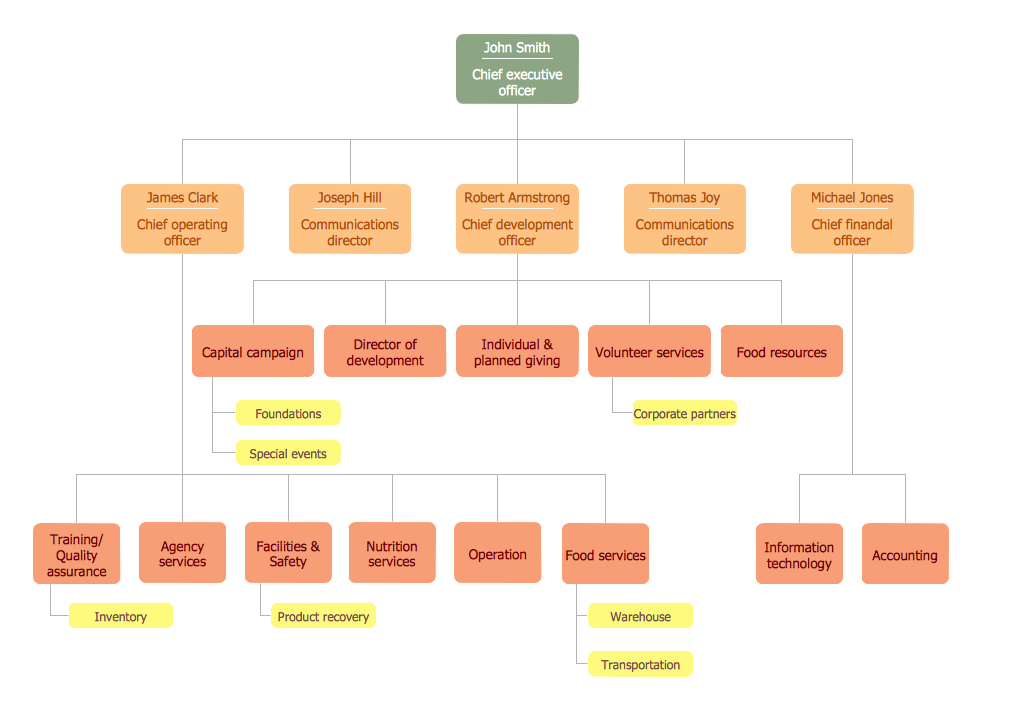 Company Organizational Chart Sample
