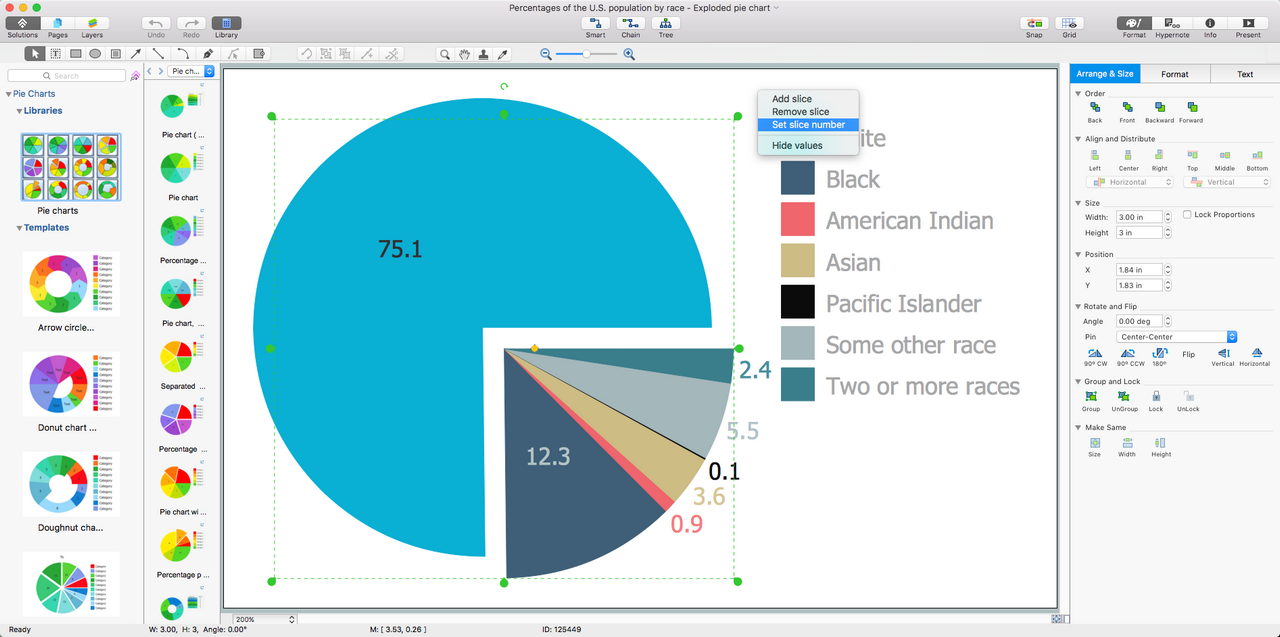 create pie chart in excel on mac