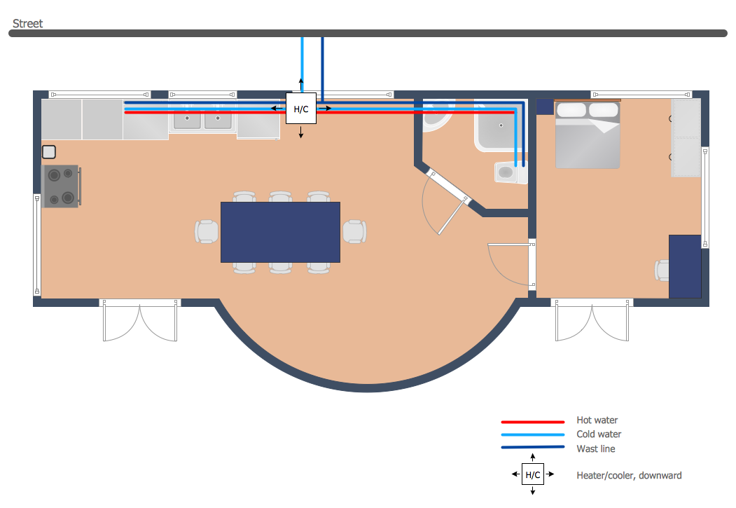 Plumbing and Piping Plans Solution | ConceptDraw.com