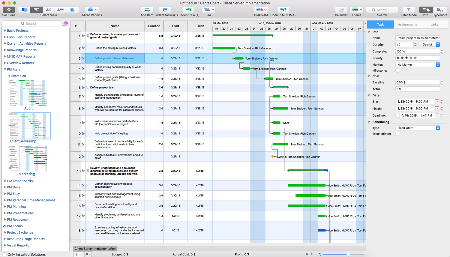 Project — Agile Client Server Implementation